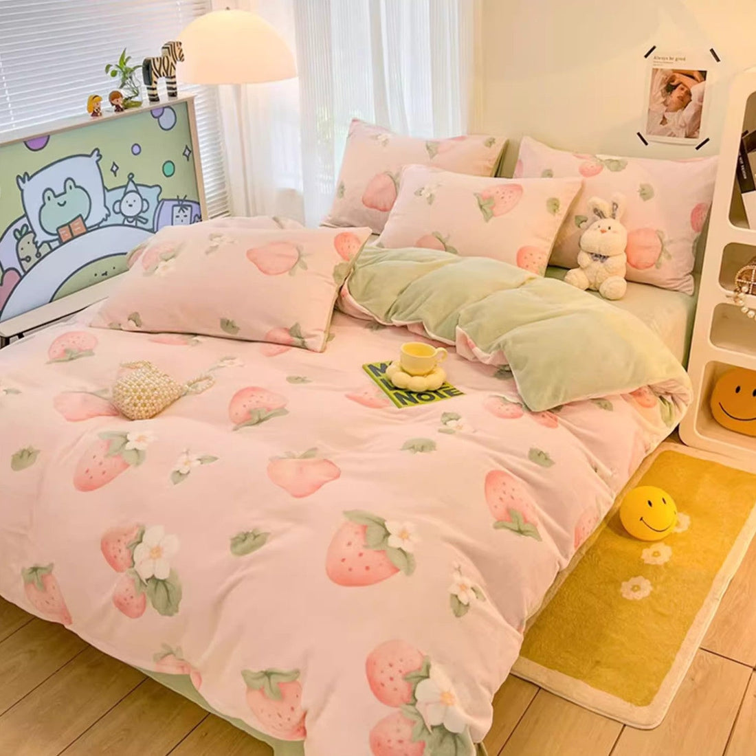 Fashion Strawberry Bedding Set PN6372