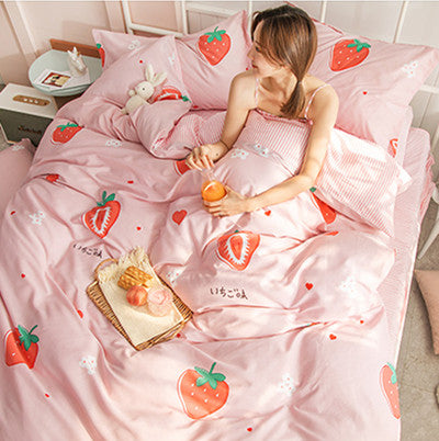 Cute Strawberry Bedding Set JK2530