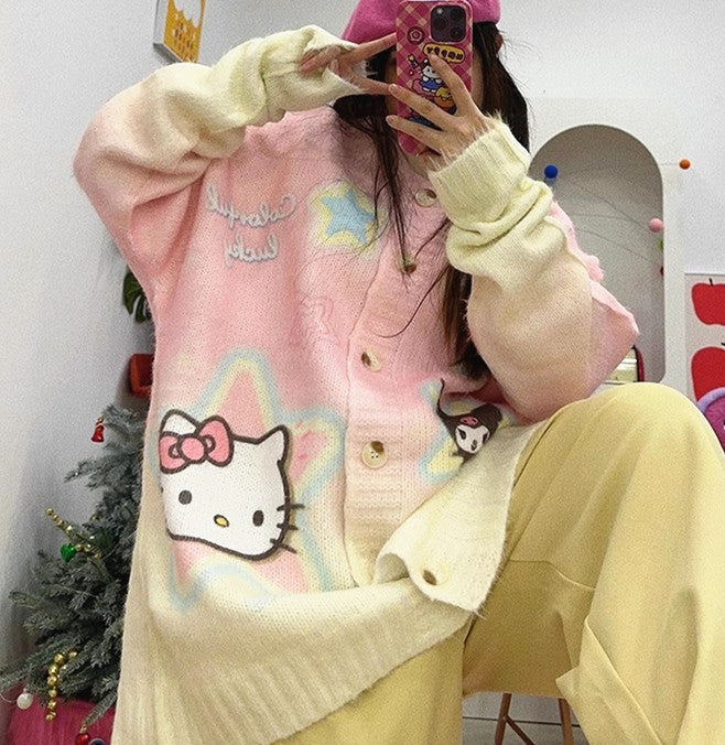 Cute Anime Oversize Sweater Coat PN6406