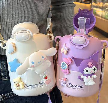 Cute Anime Vacuum Water Bottle PN5367