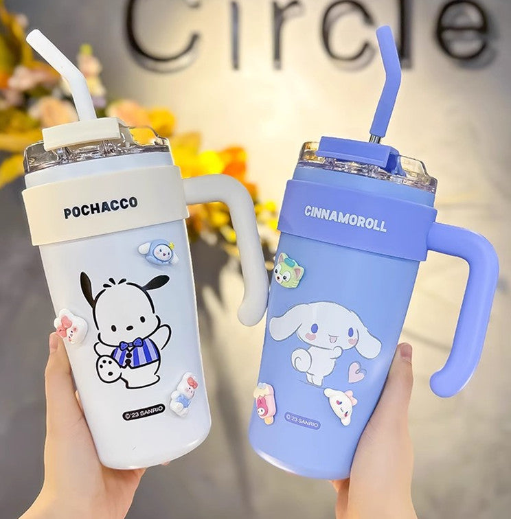 Cartoon Vacuum Water Bottle J3703