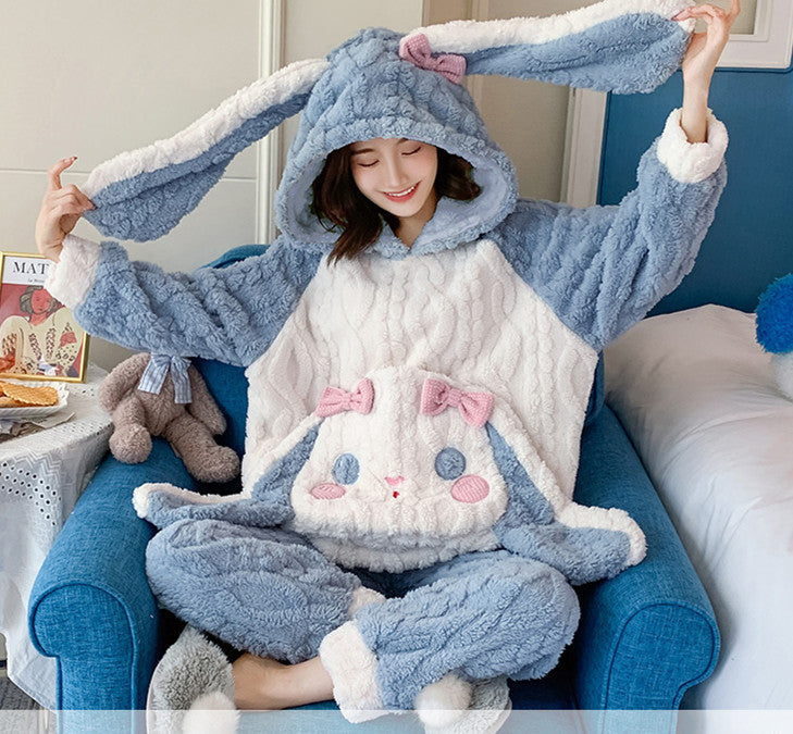 Kawaii Cartoon Winter Pajamas Suit JK3426