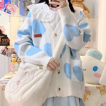 Fashion Heart Sweater Coat PN5020