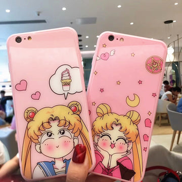 Smile Usagi Phone Case for iphone 6/6s/6plus/7/7plus/8/8P/X JK1076