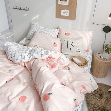 Fashion Peach Bedding Set JK2124