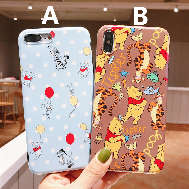 Winnie the Pooh Phone Case for iphone 6/6s/6plus/7/7plus/8/8P/X/XS/XR/XS Max JK1940