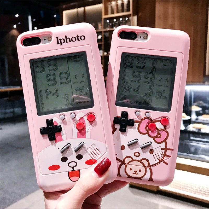 Hello Kitty Game Machine Phone Case for iphone 6/6s/6plus/7/7plus/8/8P/X/XS/XR/XS Max JK1174