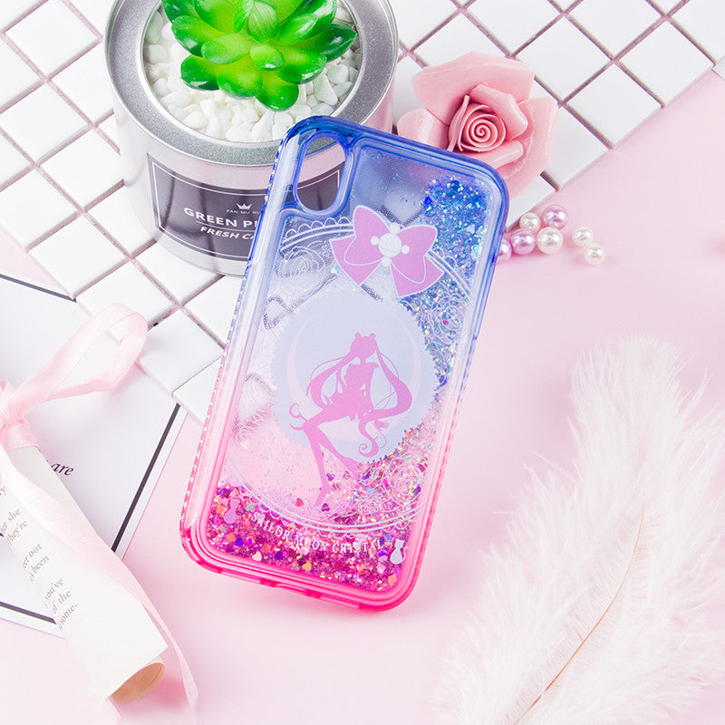 Cute Quicksand Usagi Phone Case for iphone 6/6s/6plus/7/7plus/8/8P/X/XS/XR/XS Max JK1278