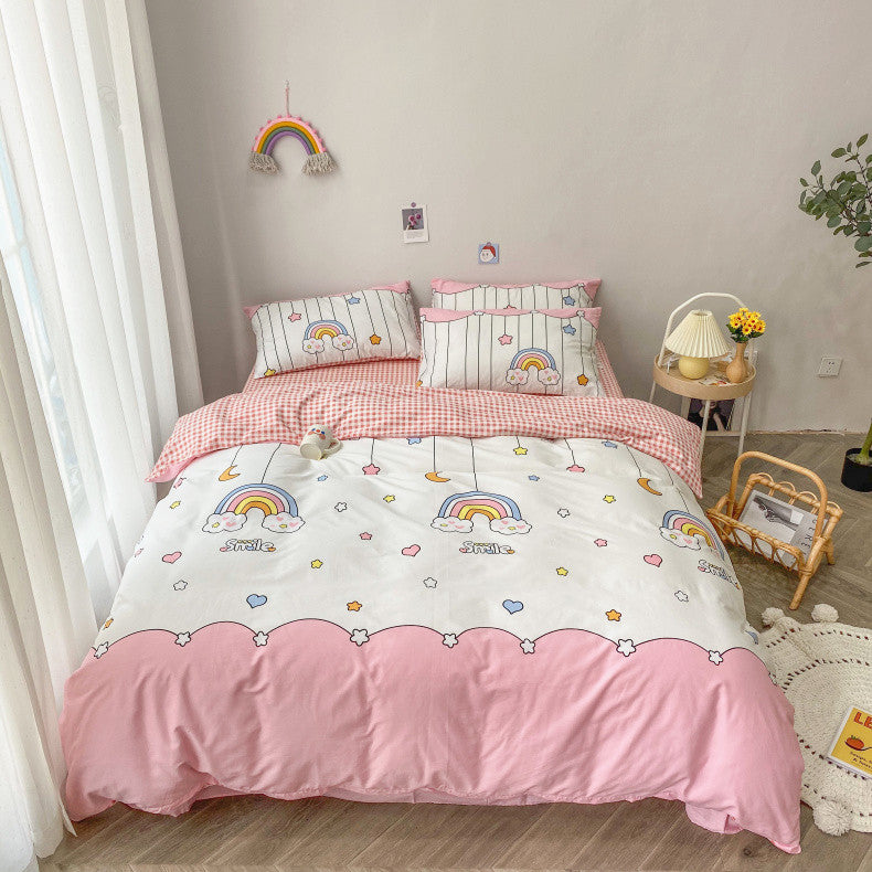 Cute Rainbow Bedding Set JK2304