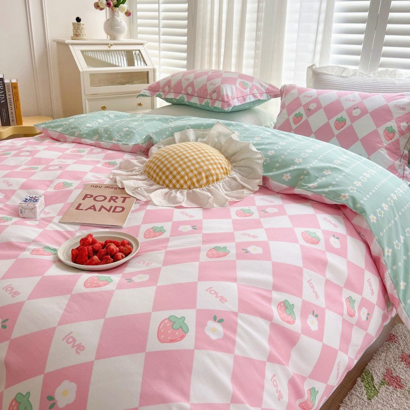 Strawberry Flowers Bedding Set PN5039