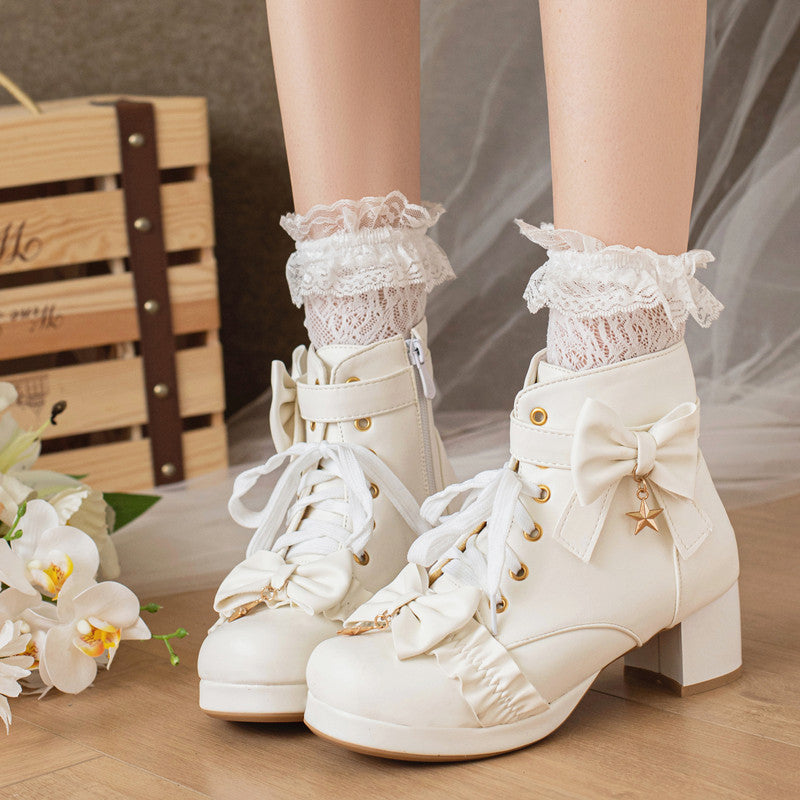 Fashion Bowtie Martin Boots PN5794