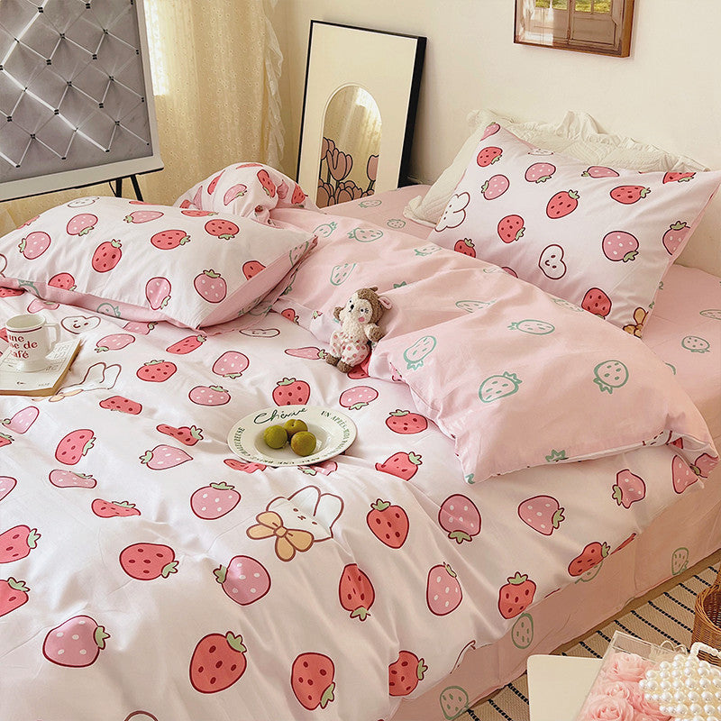 Rabbit Strawberry Bedding Set PN5253