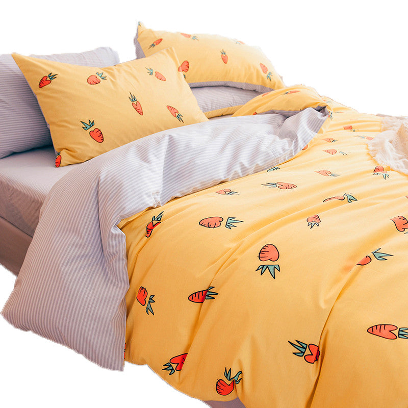 Kawaii Carrot Bedding Set JK1158