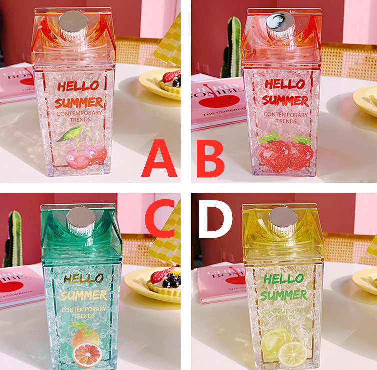 Fashion Fruits Milk Water Bottle JK2132