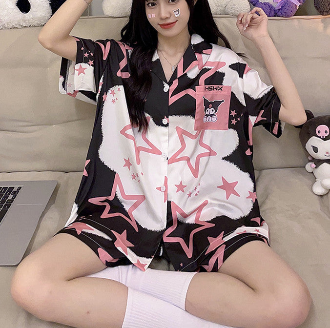 Fashion Anime Summer Pajamas Suit JK3496