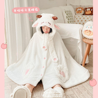 Lovely Sheep Cloak Blanket JK3572