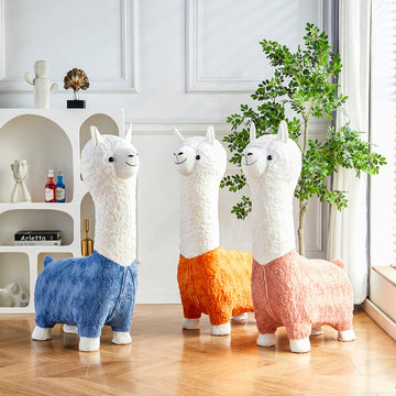 Creative plush alpaca stool AN1005