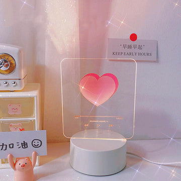 Kawaii Heart Night Light JK2617