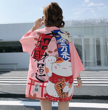 Lucky Cats Summer Coat JK2168