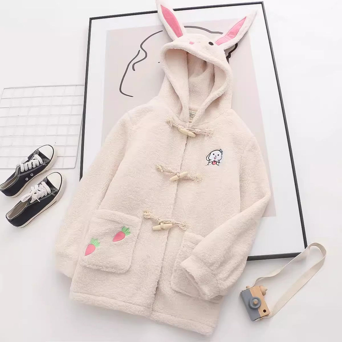 Fashion Rabbit Coat JK3836