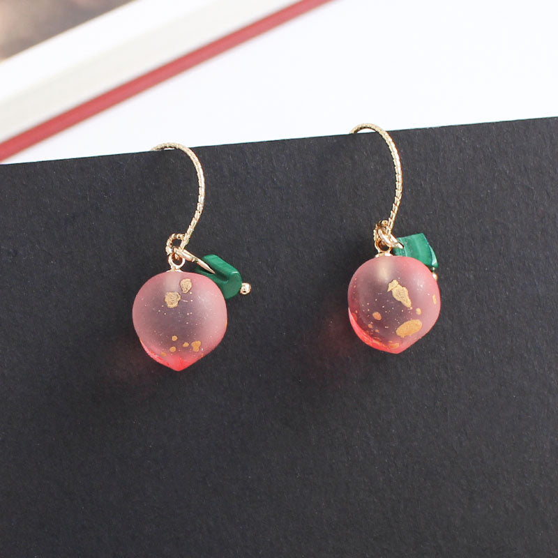 Sweet Peach Earrings/Clips JK2881