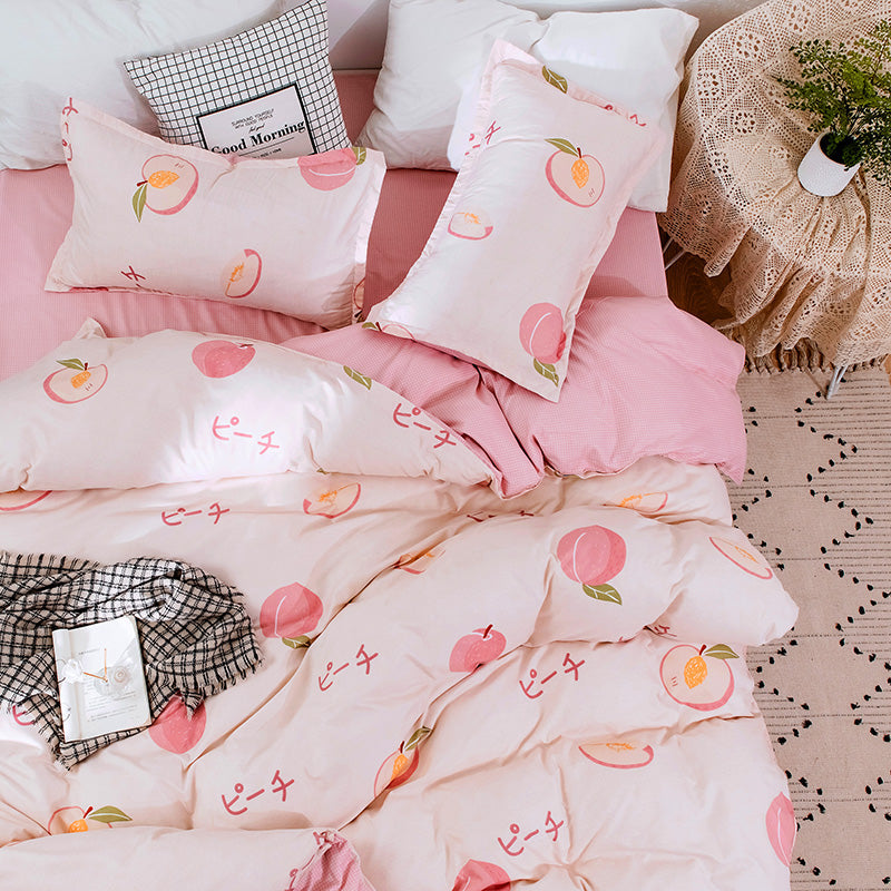 Cute Peach Bedding Set JK2091