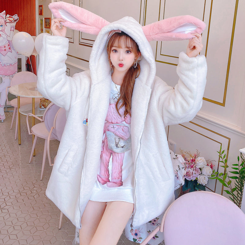 Fashion Rabbit Ears Coat JK2688