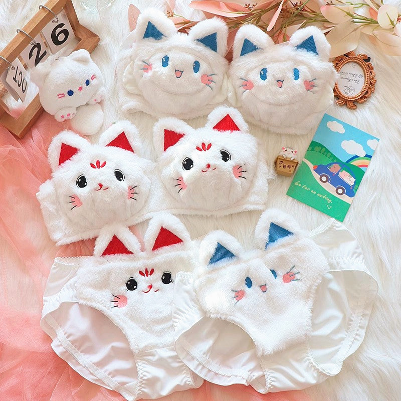 Kawaii Cat Underwear Suits PN6324