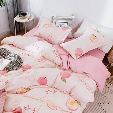 Cute Peach Bedding Set JK2091