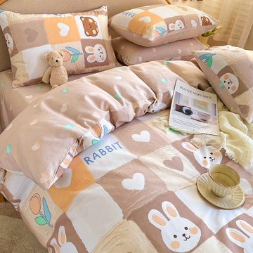 Rabbit and Bear Bedding Set JK3198