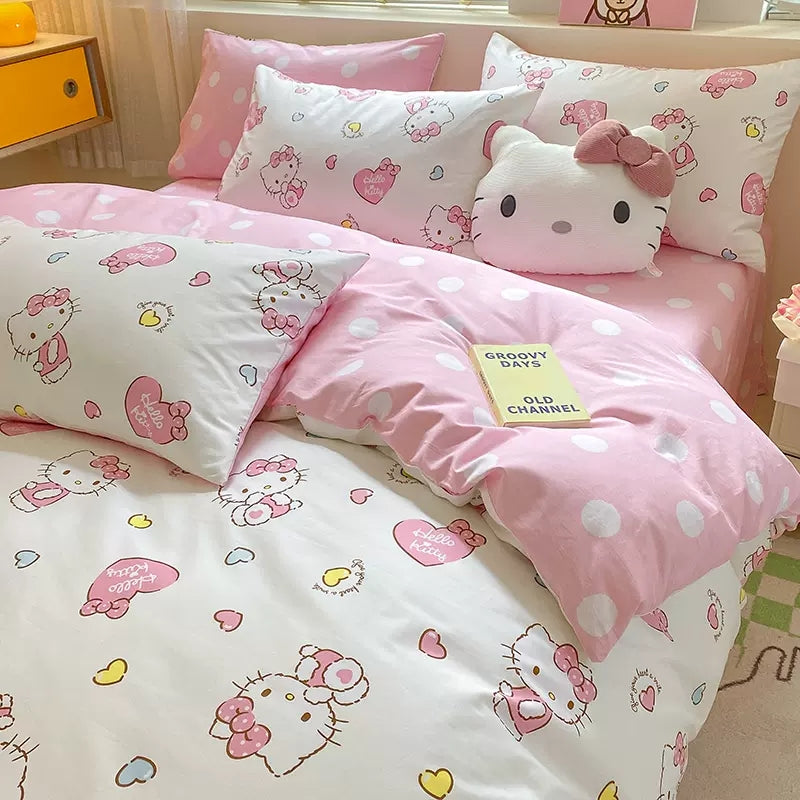 Cartoon Kitty Bedding Set PN5477