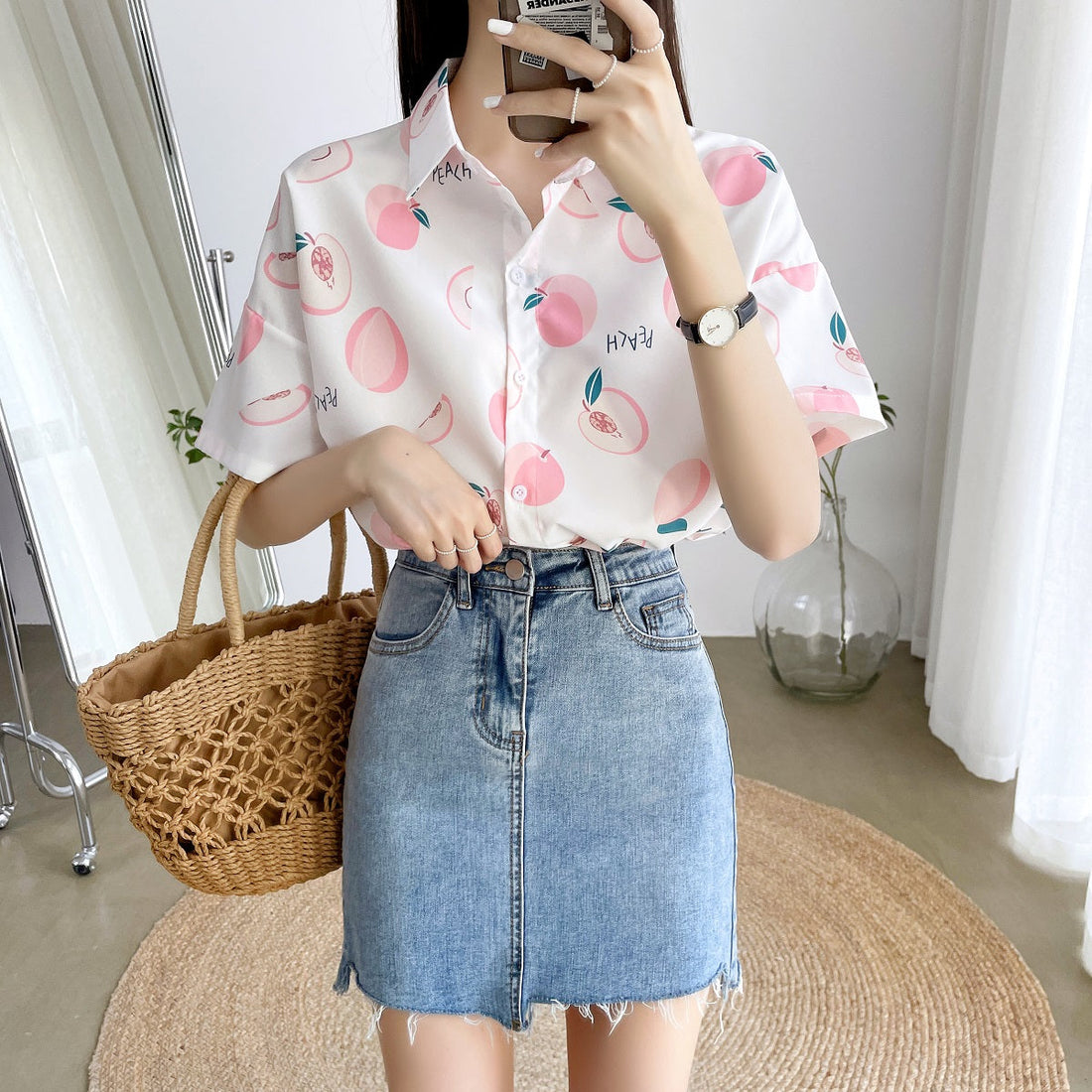 Kawaii Peaches Shirt PN5009