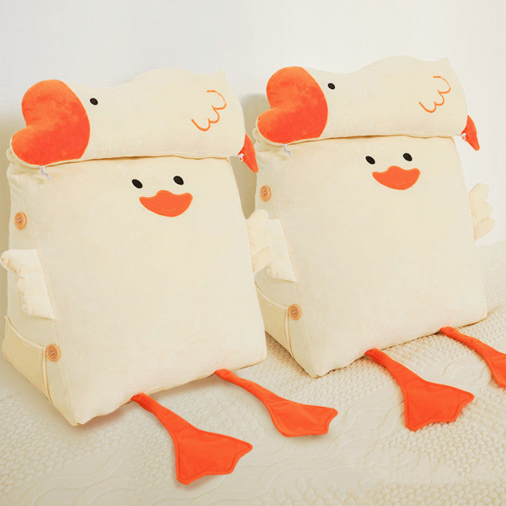 Cartoon Goose Plush Hold Pillow JK3232