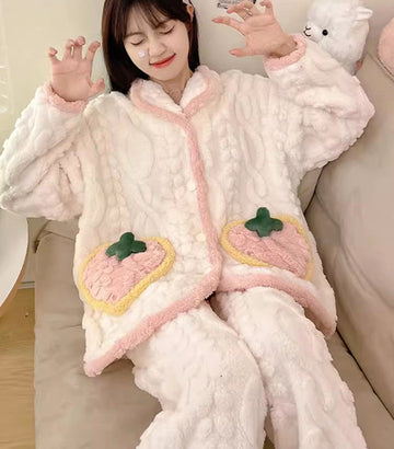 Sweet Strawberry Pajamas Home Suit PN6205