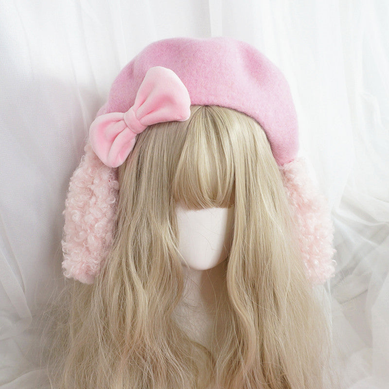 Fashion Rabbit Ears Beret JK2992