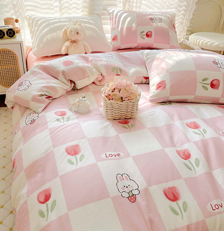 Rabbit Flowers Bedding Set PN5264