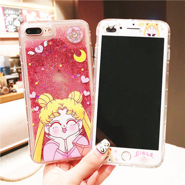 Quicksand Usagi Phone Case for iphone 6/6s/6plus/7/7plus/8/8P/X/XS/XR/XS Max JK1207