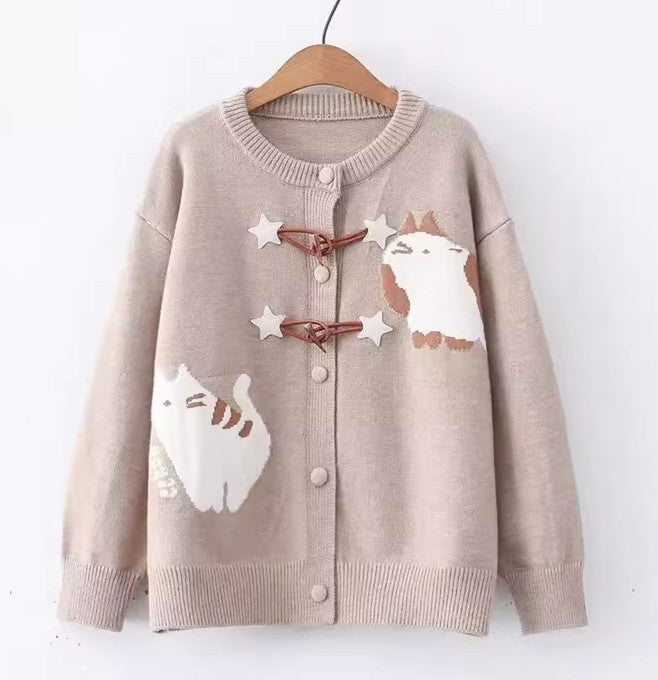 Lovely Cats Sweater Coat PN6523