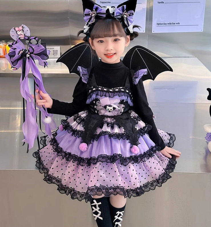 Fashion Kuromi Dress Set For Children PN6447