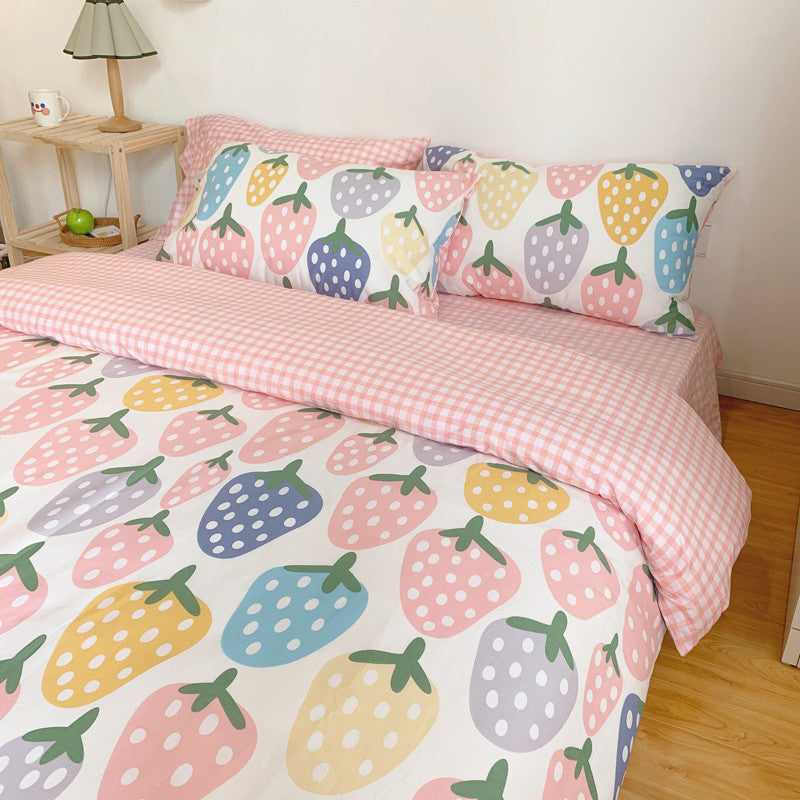 Fashion Strawberry Bedding Set JK2286