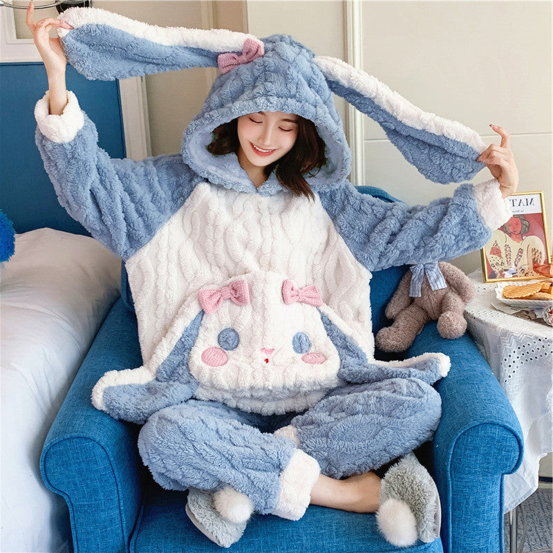 Kawaii Cartoon Winter Pajamas Suit JK3426