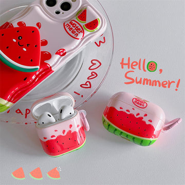 Sweet Watermelon Airpods Case For Iphone PN5214