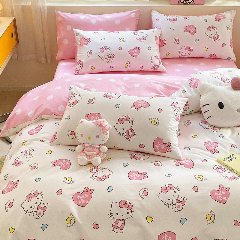 Cartoon Kitty Bedding Set PN5477