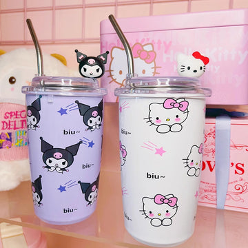 Cartoon Anime Vacuum Water Bottle PN6250