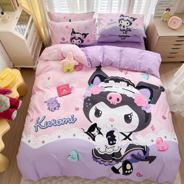 Kawaii Kuromi Bedding Set PN5849