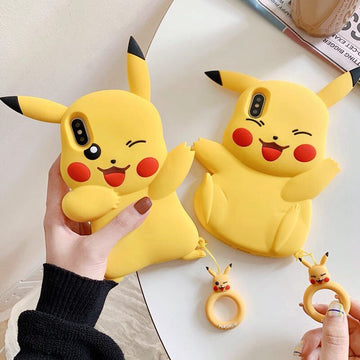 Lovely Pikachu Phone Case for iphone 6/6s/6plus/7/7plus/8/8P/X/XS/XR/XS Max JK1699