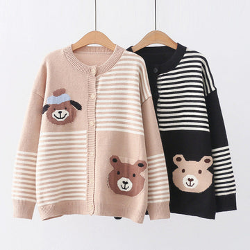 Lovely Bear Sweater Coat PN5350