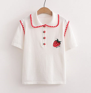 Kawaii Strawberry T-shirt PN5702