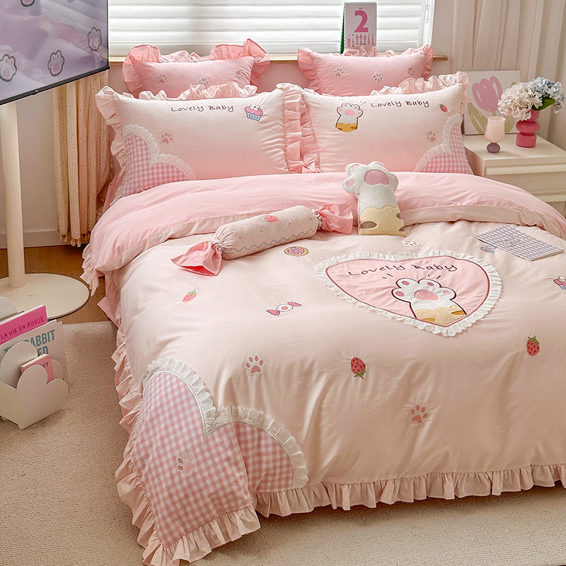 Lovely Cat Paw Bedding Set PN5731