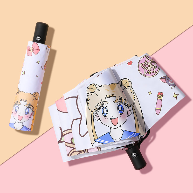 Cute Sailormoon Automatic Folding Umbrella PN5041